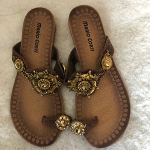Mario Corti Sandals Sz 5.5